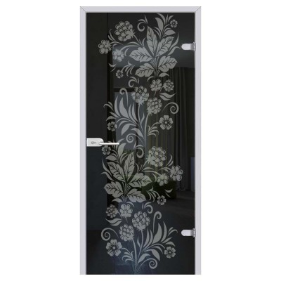 Satin Хохлома серая тонированная