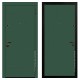 Снаружи: SteelLak «Зеленый турмалин» RAL 6028 Внутри: SteelLak «Зеленый турмалин» RAL 6028
