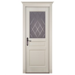 Валенсия ч. остекленная массив ольхи эмаль