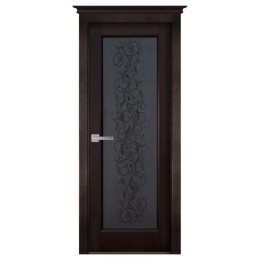 Витраж остекленная массив ольхи