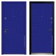 Снаружи: SteelLak RAL 5002 Внутри: SteelLak RAL 5002