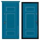 Снаружи: SteelLak RAL 5019 патина серебро Внутри: SteelLak RAL 5019 патина серебро