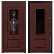 Снаружи: SteelLak «Марсала» RAL 3032 Внутри: SteelLak «Марсала» RAL 3032