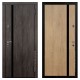 Снаружи: PVC «Дуб грей» стекло черный глянец Внутри: PVC «Дуб миндальный» стекло черный глянец
